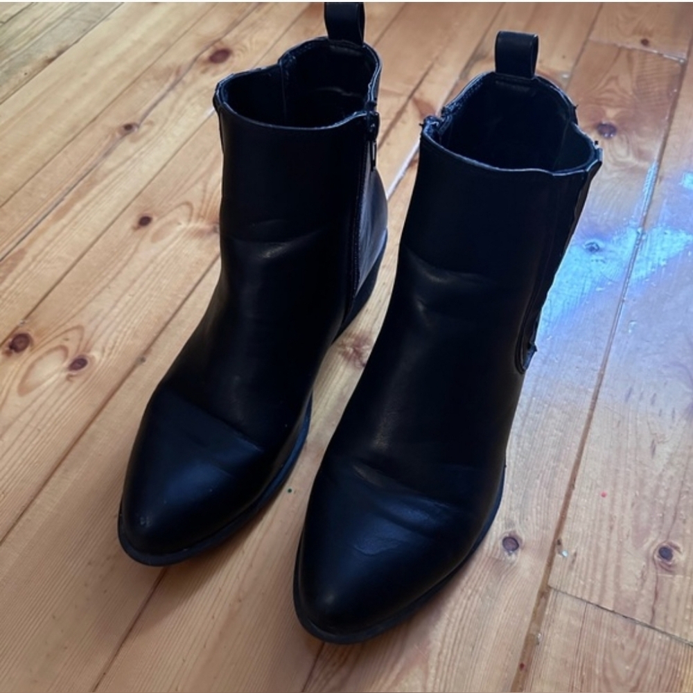 Streetwear Society Black Ankle Boots - size 7